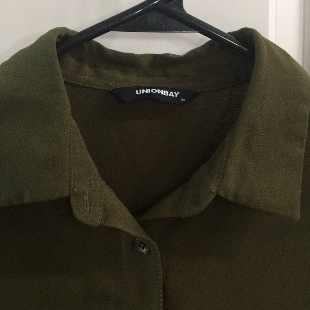 Unionbay Colorblock Button Down Blouse - image 3